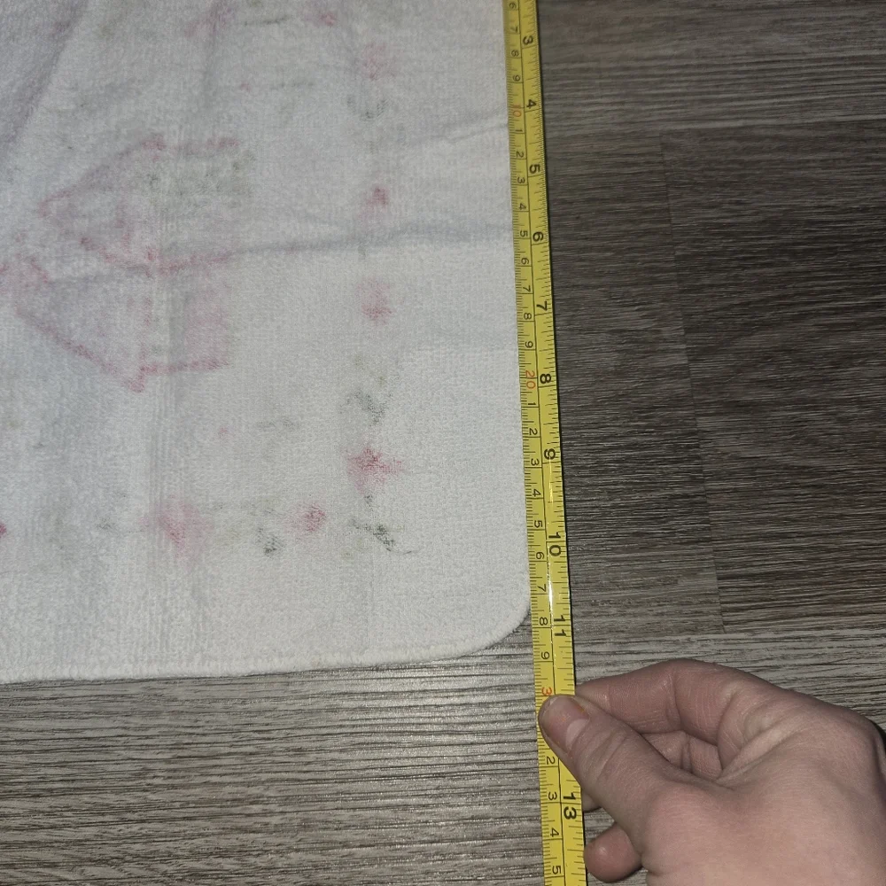 Canon Floral Pink and Green Wash Cloth